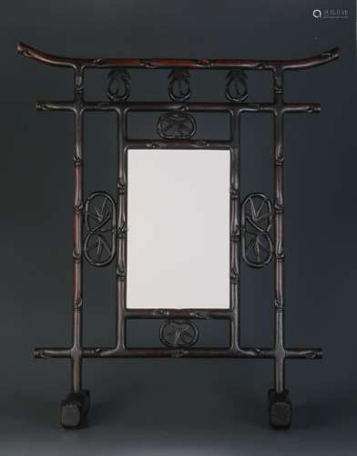 Chinese Rosewood Table Screen Frame