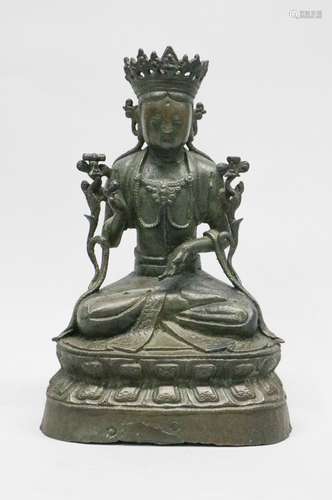 Chinese Ming Dynasty Bronze Buddha