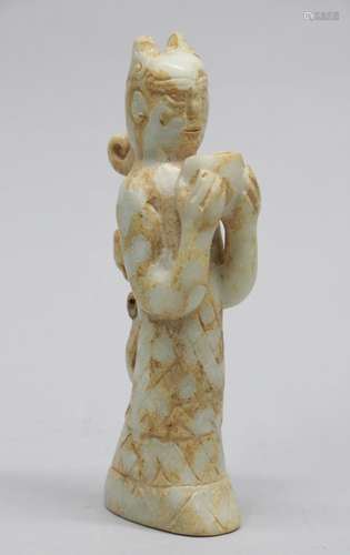 Chinese Jade Carved Figure Warring State Period