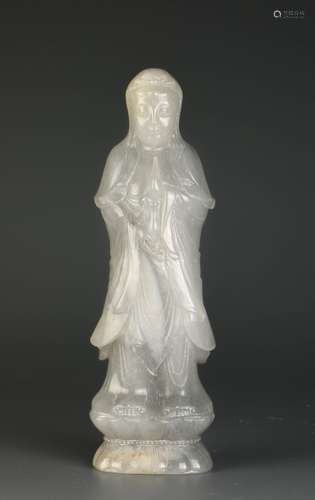 Chinese Hardstone Carving of Guanyin