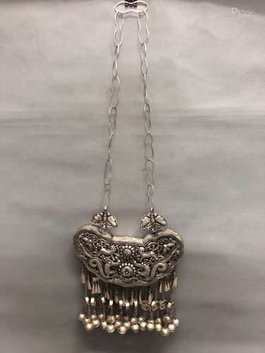 Chinese Silver/Silver Plate Necklace