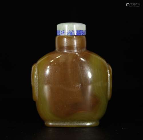 Chinese Agate Snuff Bottle