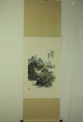 Chinese calligraphy painting by Chen Chu Liang
