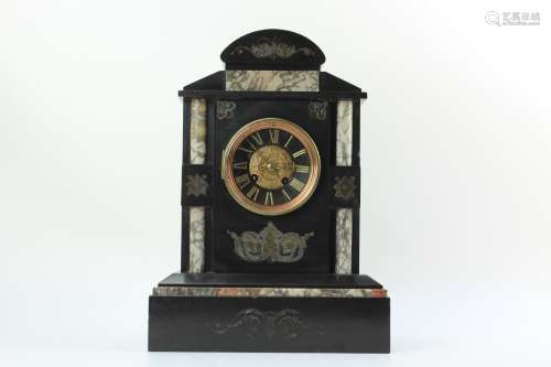 A Finely made marlble mantel clock