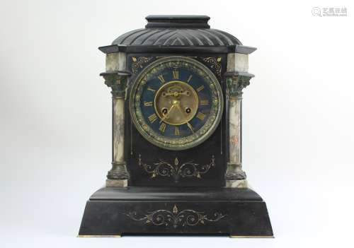 A beautiful marble mantel clock