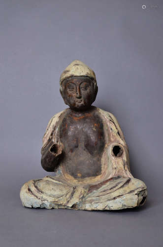 Chinese leathern buddha statue