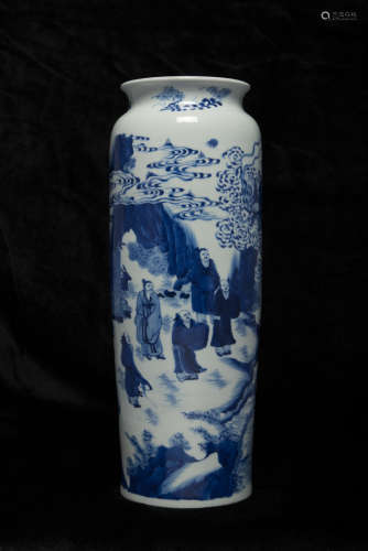 Qing blue&white vase
