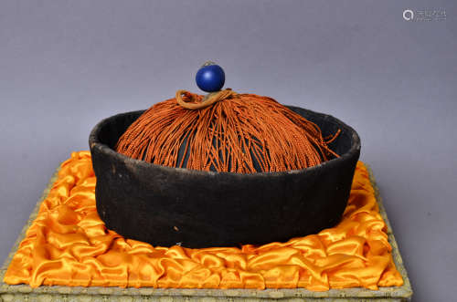 Chinese 18 century government officials hat
