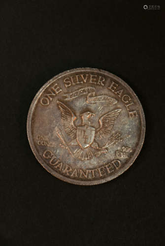 1974 Silver 20 cent coin
