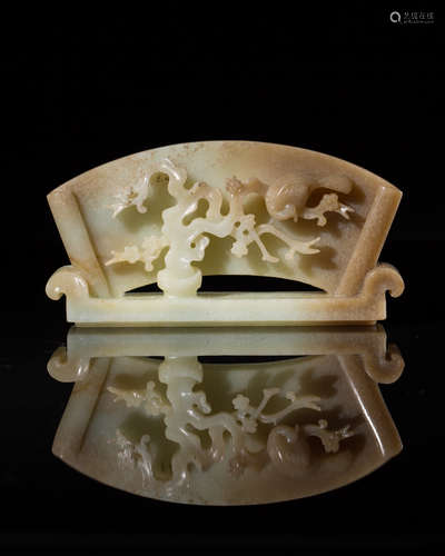 A HETIAN JADE SCREEN