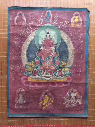 LONG LIFE BUDDHA THANGKA