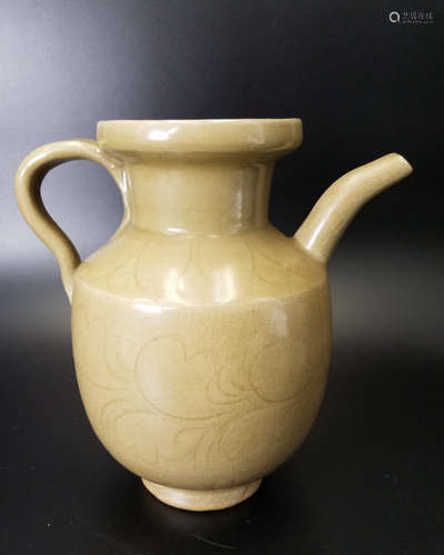 NORTHERN SONG A YUEYAO YELLOW-GLAZED POT