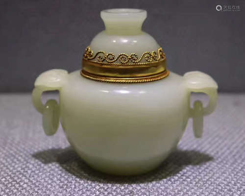 LIAO DYNASTY HETIAN JADE INCENSER