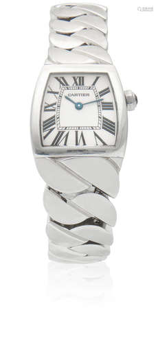 La Dona, Ref: 2902, Circa 2010  Cartier. A lady's stainless steel quartz bracelet watch