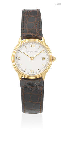 Circa 1990  Audemars Piguet. A lady's 18K gold quartz wristwatch