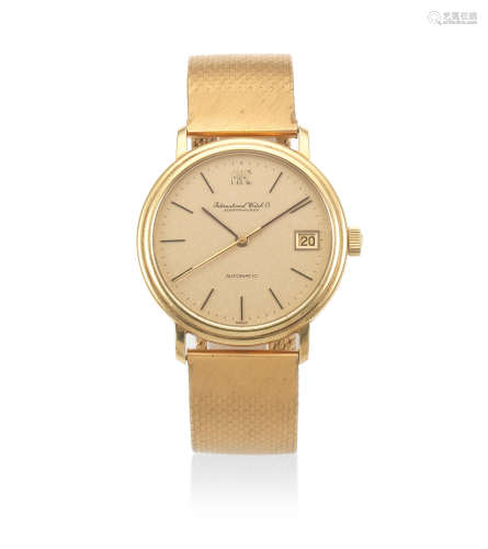 Ref: 3205, Circa 1972  International Watch Company. An 18K gold automatic watch