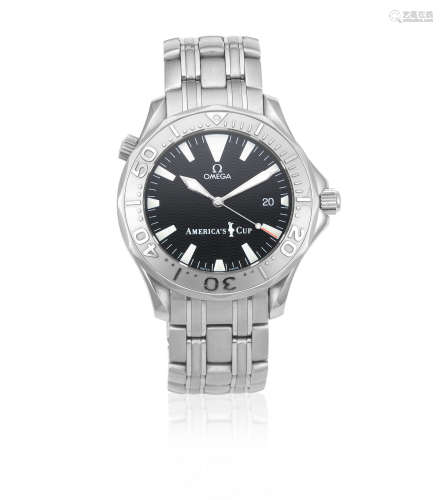 Seamaster Americas Cup, Ref: 25335000, Limited Edition No.4286/9999, Sold 20th July 2001  Omega. A stainless steel automatic calendar bracelet watch