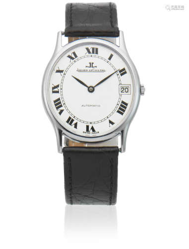 Ref: 5002 42, Circa 1980  Jaeger-LeCoultre. A stainless steel automatic calendar wristwatch