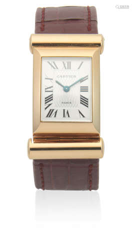 Collections Privees de Cartier, Ref:  No.046/150, Circa 2005  Cartier. A lady's 18K gold manual wind drivers wristwatch