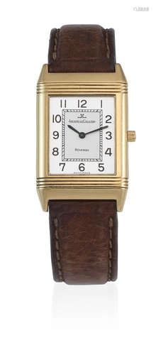 Reverso, Ref: 250.1.86, Sold 7th September 2007  Jaeger-LeCoultre. A lady's 18K gold manual wind reversible rectangular wristwatch