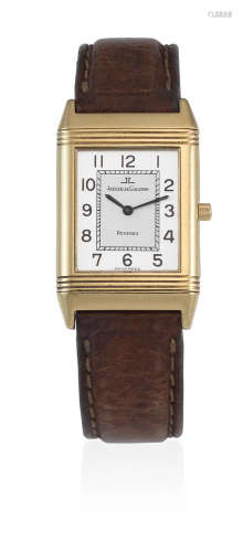 Reverso, Ref: 250.1.86, Sold 7th September 2007  Jaeger-LeCoultre. A lady's 18K gold manual wind reversible rectangular wristwatch