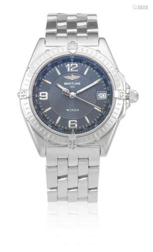 Colt, Ref: A10050, Circa 2000  Breitling. A stainless steel automatic calendar bracelet watch