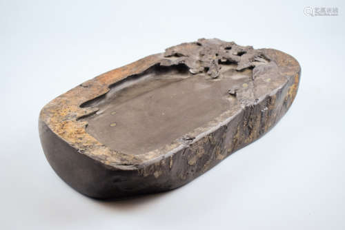 CARVED 'FOREST' INK STONE