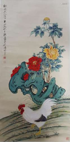 Chinese Scroll Painting,Zhang Daqian(1899-1983)
