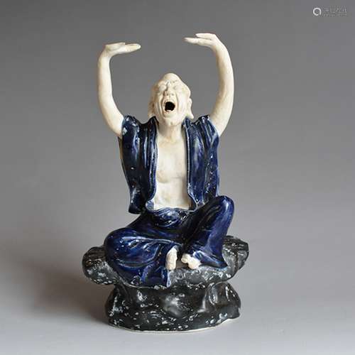 Chinese Porcelain Rohan Statue