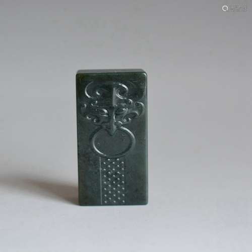 Old Chinese Carved Jade Accessories(MO YU)