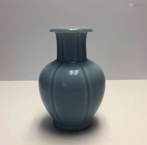 Chinese Porcelain Blue Glaze Vase