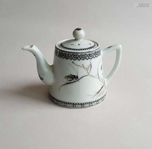 Chinese Famille Rose Porcelain Teapot