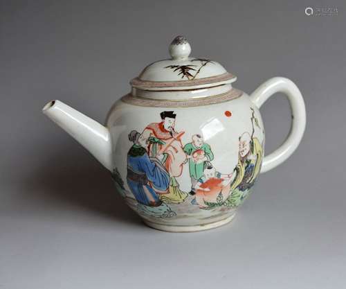 Chinese Porcelain Famille Rose Teapot