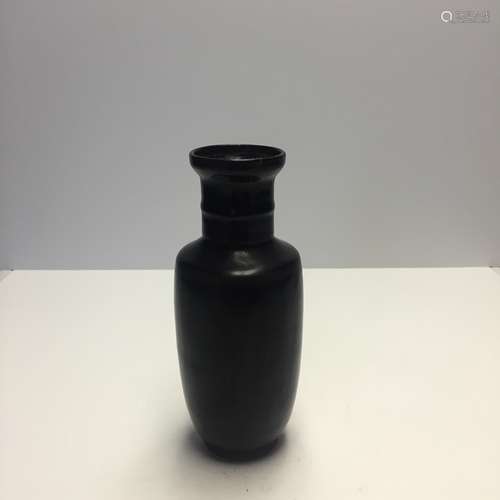 Chinese Black Porcelain Vase