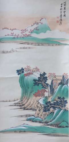 Chinese Scroll Painting,Zhang Daqian(1899-1983)