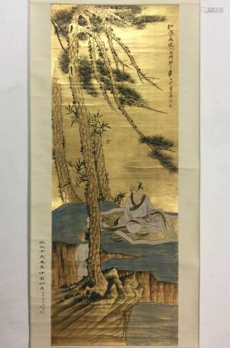 Large Chinese Scroll Painting,Zhang Daqian(1899-1983)
