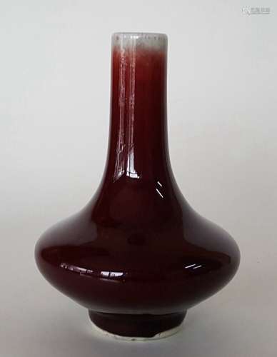 Chinese Porcelain Ox Blood Red Vase