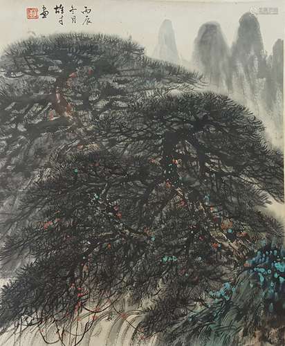 Chinese Scroll Painting,Li Xongcai(1910-2001)