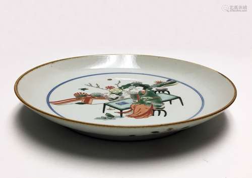 Chinese Famille Rose Porcelain Plate