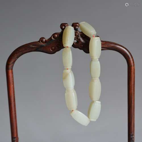 Chinese Carved Jade Bracelets