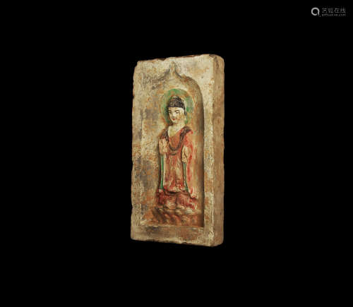 Chinese Northern Wei Buddha Brick