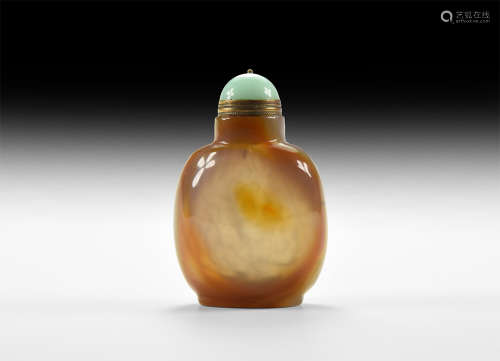 Chinese Agate Snuff Bottle