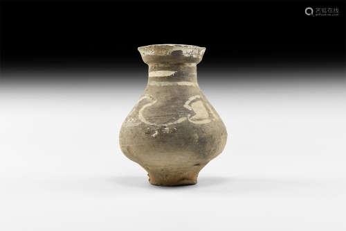 Chinese Han Decorated Hu Vase