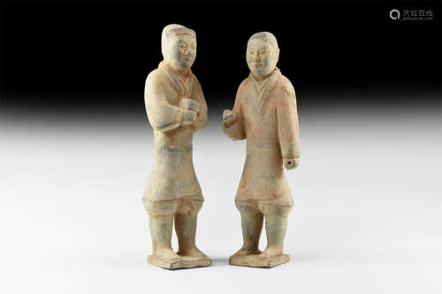 Chinese Han Figure Pair