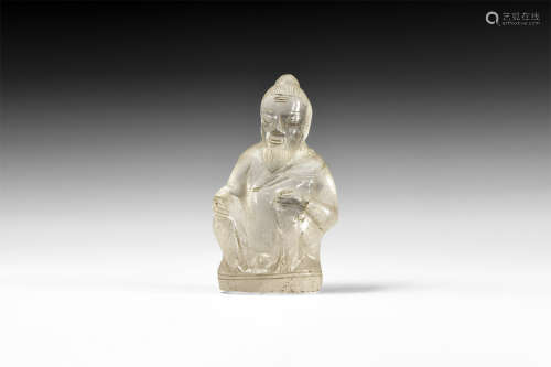 Chinese Qing Rock Crystal Figure