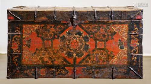 Tibetan trunk - 18° century - Lasha