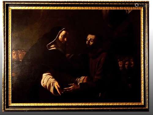 THE MEETING BETWEEN ST. DOMINIC AND ST. FRANCIS