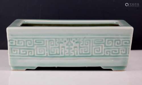 Chinese Qing Longquan Celadon Porcelain Planter