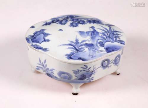 Sotheby's: Kakiemon Japanese B & W Porcelain Box