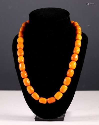Butterscotch Amber Beads; 48.9G